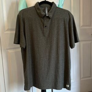 Vuori Charcoal Heather Men’s Strato Tech Polo
